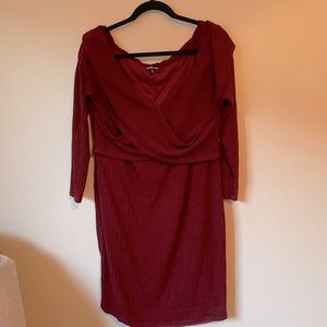 Off the shoulder dress